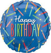 Happy Birthday velas colores